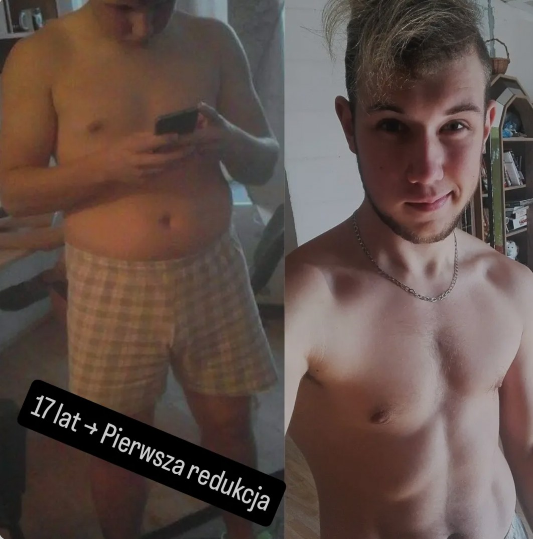 Przemiana sylwetki Adriana Rodaka – zdjęcia przed i po